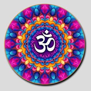 Chữ "Om Mani Padme Hum" | Tranh hộp đèn cao cấp | Mã tranh 224| [tranhtam.com]