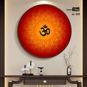 Chữ "Om Mani Padme Hum" | Tranh hộp đèn cao cấp | Mã tranh 225 | [tranhtam.com] - Ảnh 5