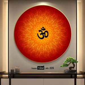 Chữ "Om Mani Padme Hum" | Tranh hộp đèn cao cấp | Mã tranh 225 | [tranhtam.com] - Ảnh 4