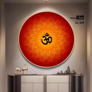 Chữ "Om Mani Padme Hum" | Tranh hộp đèn cao cấp | Mã tranh 225 | [tranhtam.com] - Ảnh 3