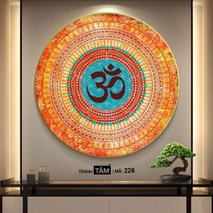 Chữ "Om Mani Padme Hum" | Tranh hộp đèn cao cấp | Mã tranh 226 | [tranhtam.com] - Ảnh 4