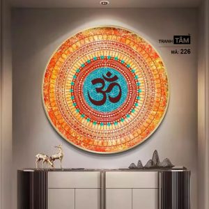Chữ "Om Mani Padme Hum" | Tranh hộp đèn cao cấp | Mã tranh 226 | [tranhtam.com] - Ảnh 3