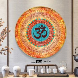 Alternative view of Chữ "Om Mani Padme Hum" | Tranh hộp đèn cao cấp | Mã tranh 226 | [tranhtam.com]