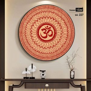 Chữ "Om Mani Padme Hum" | Tranh hộp đèn cao cấp | Mã tranh 227 | [tranhtam.com] - Ảnh 5