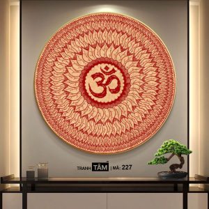 Chữ "Om Mani Padme Hum" | Tranh hộp đèn cao cấp | Mã tranh 227 | [tranhtam.com] - Ảnh 4