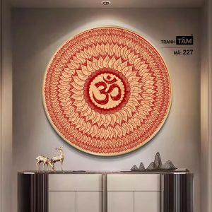 Chữ "Om Mani Padme Hum" | Tranh hộp đèn cao cấp | Mã tranh 227 | [tranhtam.com] - Ảnh 3