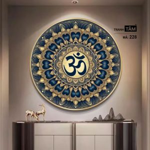 Chữ "Om Mani Padme Hum" | Tranh hộp đèn cao cấp | Mã tranh 228 | [tranhtam.com] - Ảnh 3