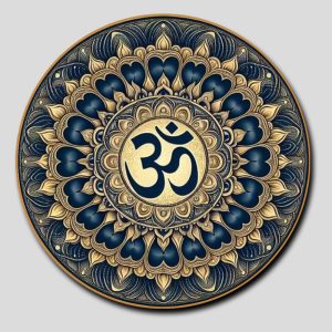 Chữ "Om Mani Padme Hum" | Tranh hộp đèn cao cấp | Mã tranh 228 | [tranhtam.com]