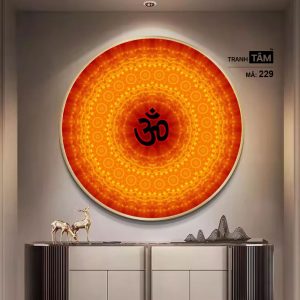 Chữ "Om Mani Padme Hum" | Tranh hộp đèn cao cấp | Mã tranh 229 | [tranhtam.com] - Ảnh 3