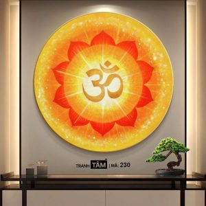 Chữ "Om Mani Padme Hum" | Tranh hộp đèn cao cấp | Mã tranh 230 | [tranhtam.com] - Ảnh 4