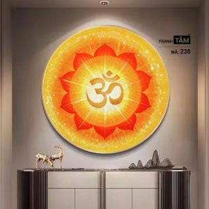 Chữ "Om Mani Padme Hum" | Tranh hộp đèn cao cấp | Mã tranh 230 | [tranhtam.com] - Ảnh 3