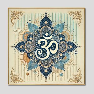 Chữ "Om Mani Padme Hum" | Tranh hộp đèn cao cấp | Mã tranh 232 | Tranh TÂM