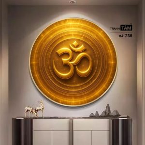Chữ "Om Mani Padme Hum" | Tranh hộp đèn cao cấp | Mã tranh 235 | [tranhtam.com] - Ảnh 3
