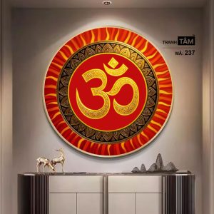 Chữ "Om Mani Padme Hum" | Tranh hộp đèn cao cấp | Mã tranh 237 | [tranhtam.com] - Ảnh 3