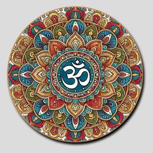 Chữ "Om Mani Padme Hum" | Tranh hộp đèn cao cấp | Mã tranh 240 | Tranh TÂM