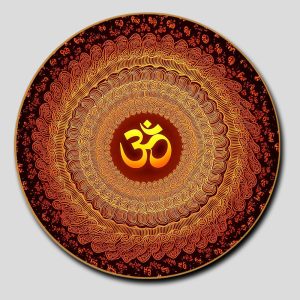 Chữ "Om Mani Padme Hum" | Tranh hộp đèn cao cấp | Mã tranh 242 | Tranh TÂM