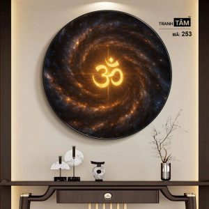Chữ "Om Mani Padme Hum" | Tranh hộp đèn cao cấp | Mã tranh 253 | Tranh TÂM - Ảnh 5