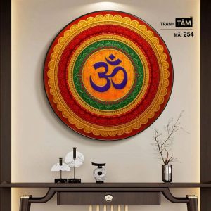 Chữ "Om Mani Padme Hum" | Tranh hộp đèn cao cấp | Mã tranh 254 | Tranh TÂM - Ảnh 5