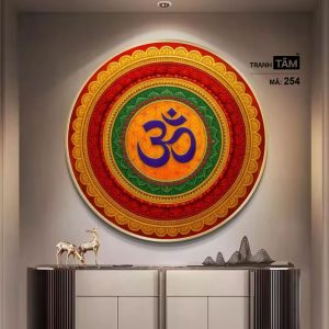 Chữ "Om Mani Padme Hum" | Tranh hộp đèn cao cấp | Mã tranh 254 | Tranh TÂM - Ảnh 3