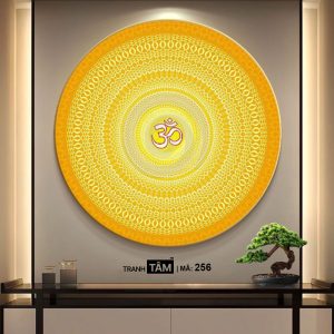 Chữ "Om Mani Padme Hum" | Tranh hộp đèn cao cấp | Mã tranh 256 | Tranh TÂM - Ảnh 4