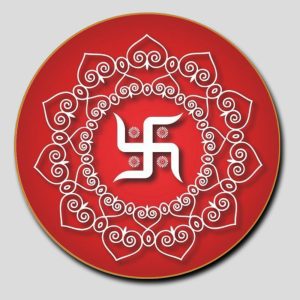Chữ "Vạn 卍" | Tranh hộp đèn cao cấp | Mã tranh 268 | Tranh TÂM