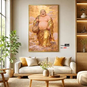 Phật Di Lặc | Tranh hộp đèn cao cấp | Mã tranh 269 | Tranh TÂM - Ảnh 3