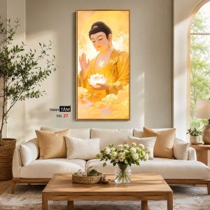 Phật A Di Đà | Tranh hộp đèn cao cấp | Mã tranh 27 | [tranhtam.com] - Ảnh 3