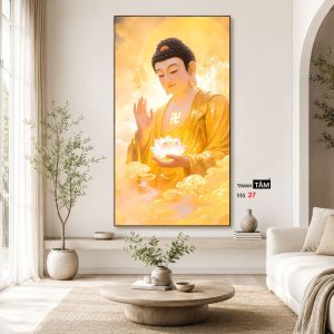 Phật A Di Đà | Tranh hộp đèn cao cấp | Mã tranh 27 | [tranhtam.com] - Ảnh 5