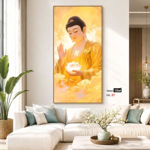 Phật A Di Đà | Tranh hộp đèn cao cấp | Mã tranh 27 | [tranhtam.com] - Ảnh 4