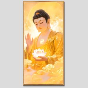 Phật A Di Đà | Tranh hộp đèn cao cấp | Mã tranh 27 | [tranhtam.com]