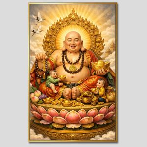 Phật Di Lặc | Tranh hộp đèn cao cấp | Mã tranh 271 | Tranh TÂM