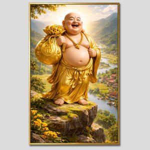 Phật Di Lặc | Tranh hộp đèn cao cấp | Mã tranh 272 | Tranh TÂM