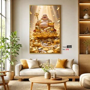 Phật Di Lặc | Tranh hộp đèn cao cấp | Mã tranh 276 | Tranh TÂM - Ảnh 3