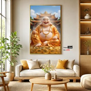 Phật Di Lặc | Tranh hộp đèn cao cấp | Mã tranh 278 | Tranh TÂM - Ảnh 3