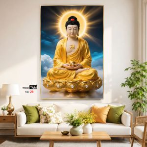 Phật A Di Đà | Tranh hộp đèn cao cấp | Mã tranh 28 | [tranhtam.com] - Ảnh 5