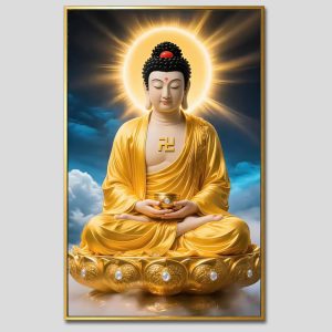 Phật A Di Đà | Tranh hộp đèn cao cấp | Mã tranh 28 | [tranhtam.com]