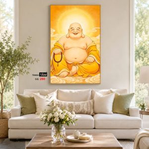 Phật Di Lặc | Tranh hộp đèn cao cấp | Mã tranh 280 | Tranh TÂM - Ảnh 4