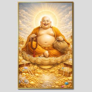 Phật Di Lặc | Tranh hộp đèn cao cấp | Mã tranh 281 | Tranh TÂM