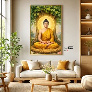 Phật Thích Ca Mâu Ni | Tranh hộp đèn cao cấp | Mã tranh 03 | Tranh TÂM - Ảnh 4