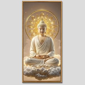 Phật Thích Ca Mâu Ni | Tranh hộp đèn cao cấp | Mã tranh 35 | Tranh TÂM