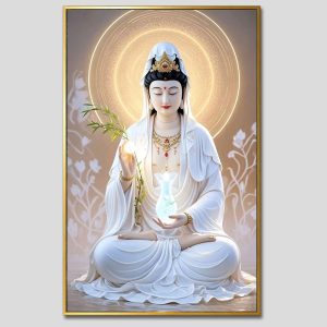 Quán Thế Âm Bồ Tát | Tranh hộp đèn cao cấp | Mã tranh 37 | Tranh TÂM