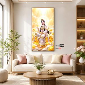 Đại Thế Chí Bồ Tát | Tranh hộp đèn cao cấp | Mã tranh 372 | Tranh TÂM - Ảnh 5