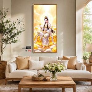 Đại Thế Chí Bồ Tát | Tranh hộp đèn cao cấp | Mã tranh 372 | Tranh TÂM - Ảnh 4