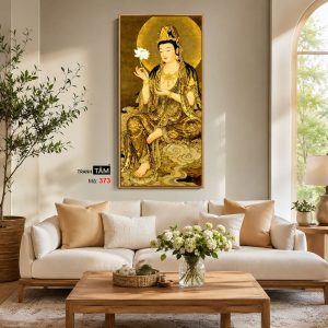 Đại Thế Chí Bồ Tát | Tranh hộp đèn cao cấp | Mã tranh 373 | Tranh TÂM - Ảnh 4