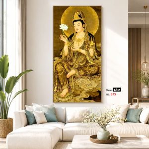 Alternative view of Đại Thế Chí Bồ Tát | Tranh hộp đèn cao cấp | Mã tranh 373 | Tranh TÂM