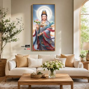 Đại Thế Chí Bồ Tát | Tranh hộp đèn cao cấp | Mã tranh 374 | Tranh TÂM - Ảnh 4