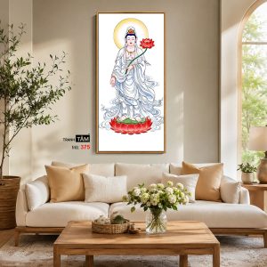 Đại Thế Chí Bồ Tát | Tranh hộp đèn cao cấp | Mã tranh 375 | Tranh TÂM - Ảnh 4