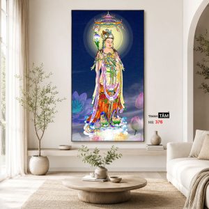 Đại Thế Chí Bồ Tát | Tranh hộp đèn cao cấp | Mã tranh 376 | Tranh TÂM - Ảnh 3