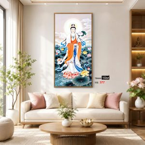 Đại Thế Chí Bồ Tát | Tranh hộp đèn cao cấp | Mã tranh 377 | Tranh TÂM - Ảnh 5