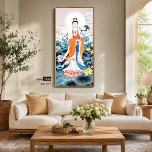 Đại Thế Chí Bồ Tát | Tranh hộp đèn cao cấp | Mã tranh 377 | Tranh TÂM - Ảnh 4